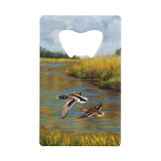 Canards-Majards Survolant L'Étang (Dos)