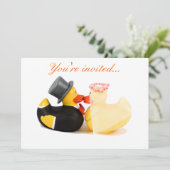 Canards mariages - Faire-part de mariage (Debout devant)