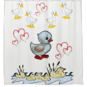 Canards rideau de douche cardiaque (Devant)