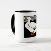 Canards Victoriens Coupés De Bois Sur Mug (Devant gauche)