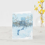 Canards Voir la carte de vacances (Fleur jaune)