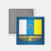 Canarias (Canarische Eilanden) Magneet (Voorkant / Achterkant)