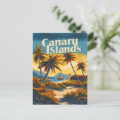 Canarische Eilanden Briefkaart (Staand voorkant)