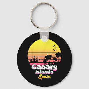 Canarische Eilanden Spanje Vacation Souvenir Summe Sleutelhanger
