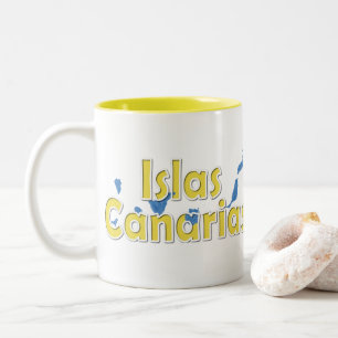 Canarische Eilanden Tweekleurige Koffiemok