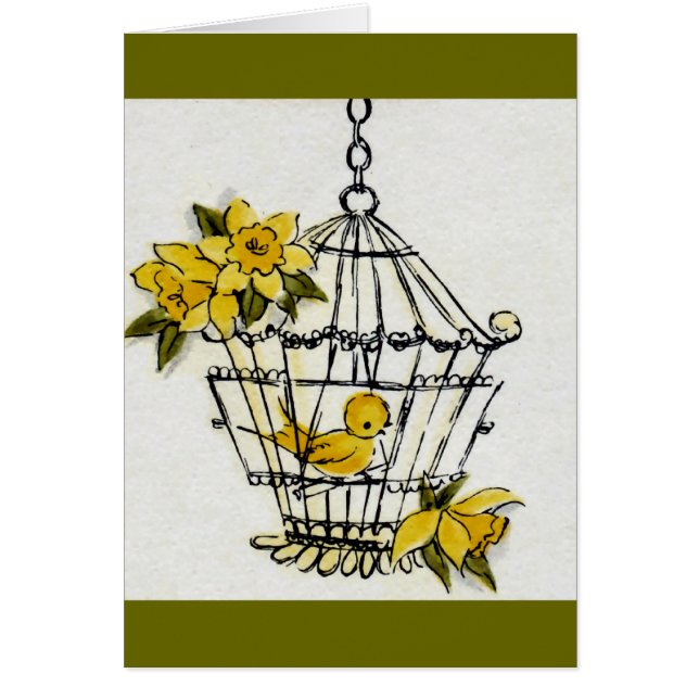 Canarische en Dafodillen (Voorkant)