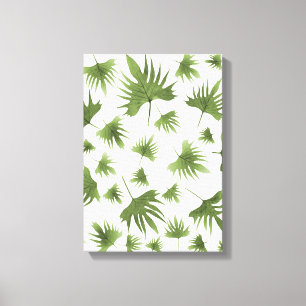 Canarische leder canvas afdruk