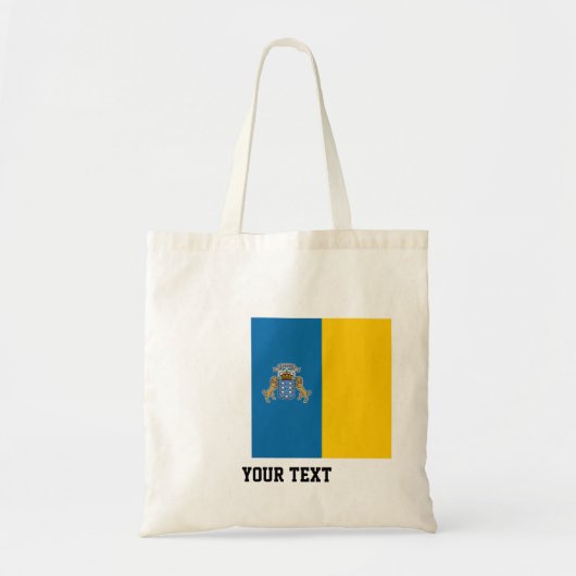 Canarische vlag tote bag (Voorkant)
