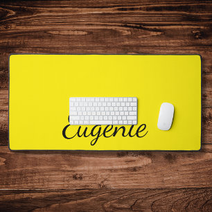 Canary Yellow Nom élégant Minimaliste tendance