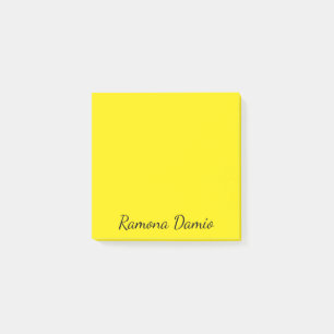Canary Yellow Professioneel Minimalistisch Zwart S Post-it® Notes