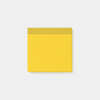 Canary Yellow Solid Color Minimalist Post-It Notes