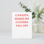 CANASTA BRIEFKAART (Staand voorkant)