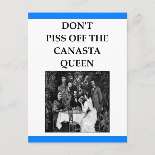 CANASTA BRIEFKAART (Voorkant)