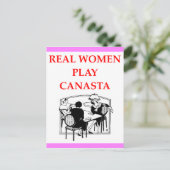 CANASTA BRIEFKAART (Staand voorkant)