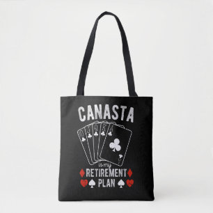 Canasta is mijn pensioenplan draagtas