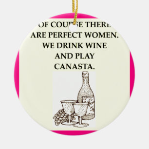 CANASTA KERAMISCH ORNAMENT