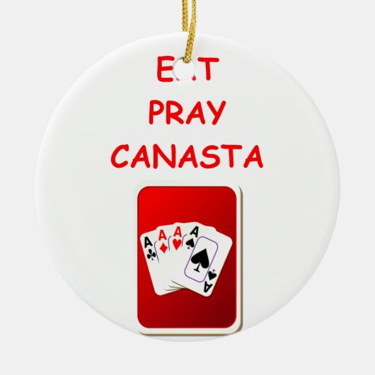 canasta keramisch ornament (Voorkant)