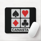 Canasta mousepad muismat (Met muis)