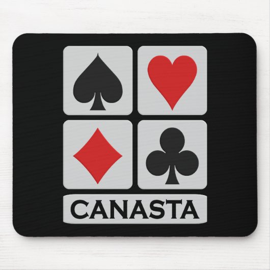 Canasta mousepad muismat (Voorkant)