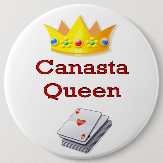 Canasta Queen 3 Ronde Button 6,0 Cm (Voorkant)