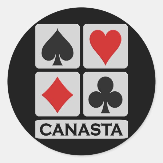 Canasta stickers (Voorkant)