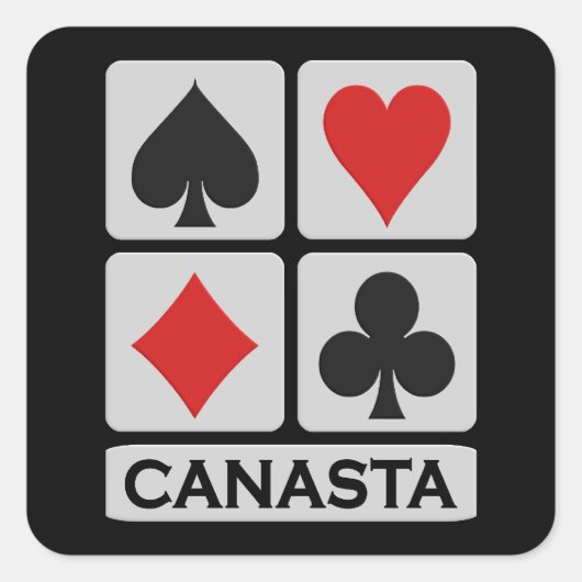 Canasta stickers (Voorkant)