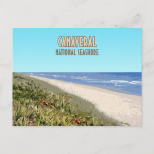 Canaveral National Seashore Florida Briefkaart