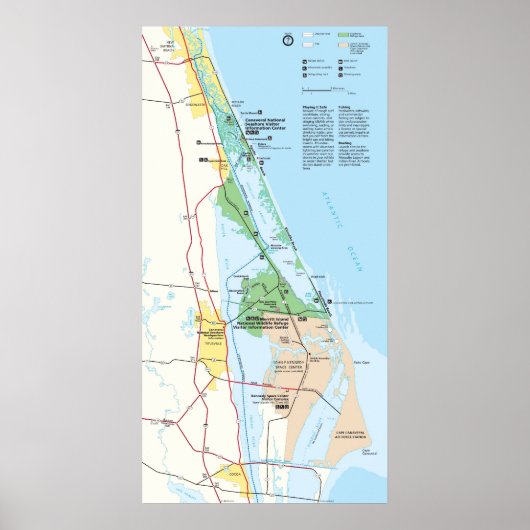 Canaveral National Seashore Poster (Voorkant)