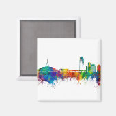 Canberra Australia Skyline Magneet (Voorkant / Achterkant)