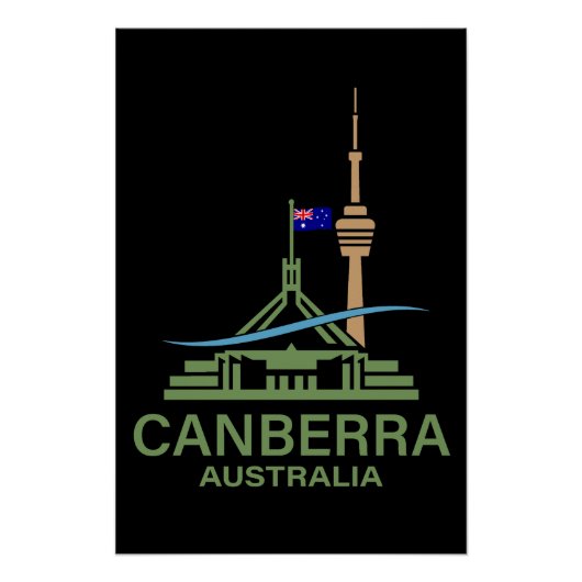 Canberra Australië Perfect Poster (Voorkant)