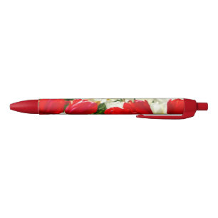 Canberra Flowers Zwarte Inkt Pen