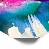 Canberra Skyline Perfect Poster (Hoek)