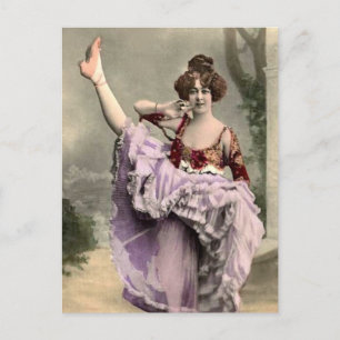 Cancan Dancer Briefkaart