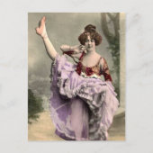 Cancan Dancer Briefkaart (Voorkant)