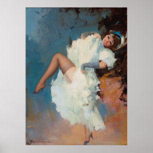 Cancan Dancer Poster