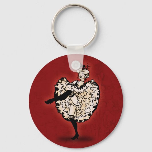Cancan Dancer Sleutelhanger (Voorkant)