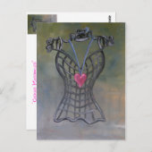 Cancan Mannequin Briefkaart (Voorkant / Achterkant)