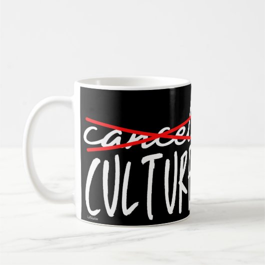 CANCEL CANCEL CULTURE grappig sarcastisch Koffiemok (Links)