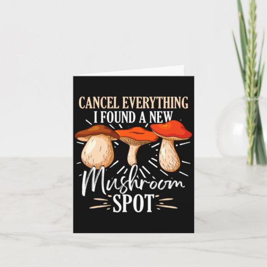 Cancel Everything I Found A New Mushroom St Fora  Kaart (Voorkant)