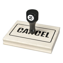 CANCEL 	RUBBERSTEMPEL