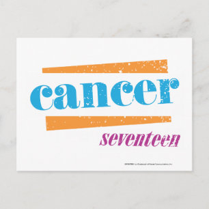Cancer Aqua Briefkaart