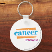 Cancer Aqua Sleutelhanger (Voorkant)