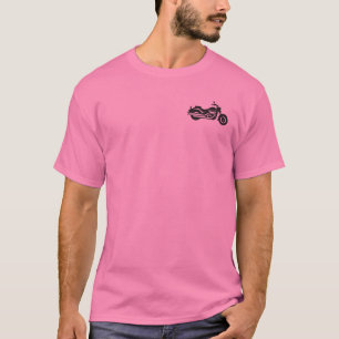 Cancer Awareness Motorcycle Shirt - zie terug