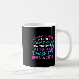 Cancer Awareness Ribbon Blauw Roze Blauwgroen Figh Koffiemok