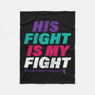 Cancer Awareness T-shirt Fleece Deken
