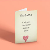 Cancer Chemo Et Carte Drôle Du Vin