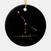 Cancer Constellation Ceramic Ornament (Voorkant)
