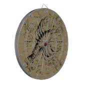 Cancer Constellation Hevelius 1690 Engaving Dartbord (Voorkant Links)