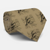 Cancer Constellation Hevelius 1690 Engaving Stropdas (Opgerold)