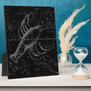 Cancer Constellation Hevelius 1690 op Black Fotoplaat
